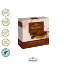 Mini Tartufo al cocco con cuore di cioccolato liquido