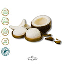 Mini Tartufo al cocco con cuore di cioccolato liquido