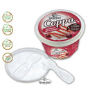 Coppetta con cucchiaino panna variegato Cioccolato